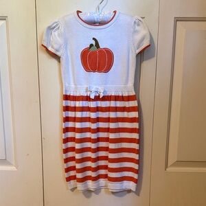 Gymboree Festive Embroidered Pumpkin Sweater Dress